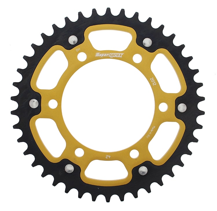 Lančenik zadnji SUPERSPROX STEALTH RST-2012:42-GLD zlato 42T, 525