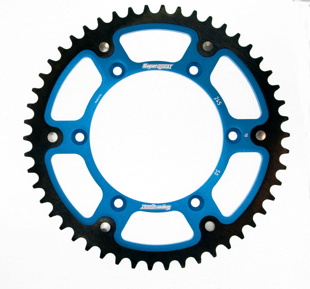 Rear sprocket SUPERSPROX STEALTH RST-245:50-BLU plavi 50T, 520