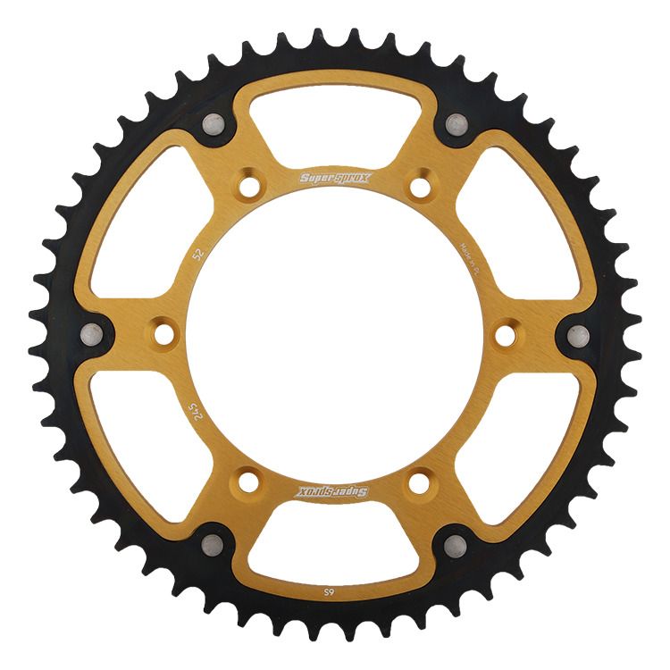 Rear sprocket SUPERSPROX STEALTH RST-245:52-GLD zlato 52T, 520