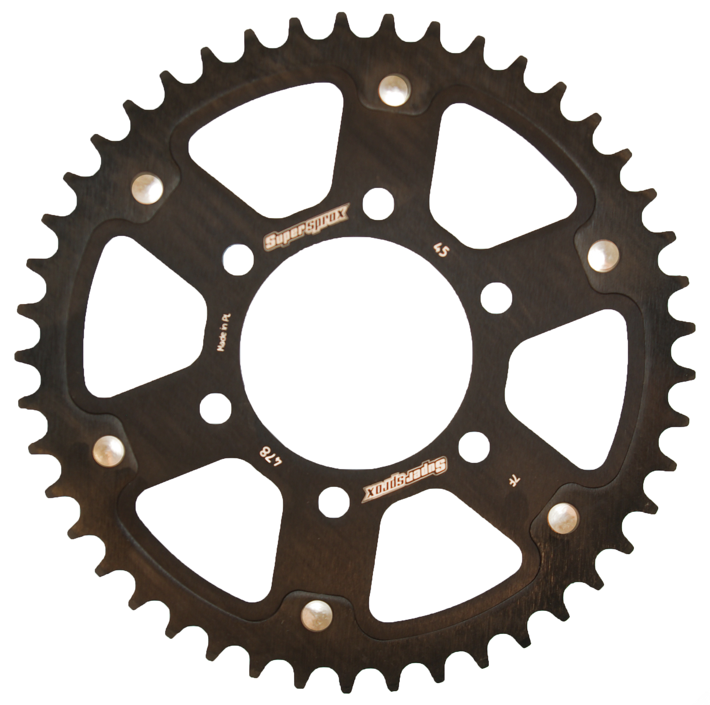 Lančenik zadnji SUPERSPROX STEALTH RST-478:45-BLK Crni 45T, 520
