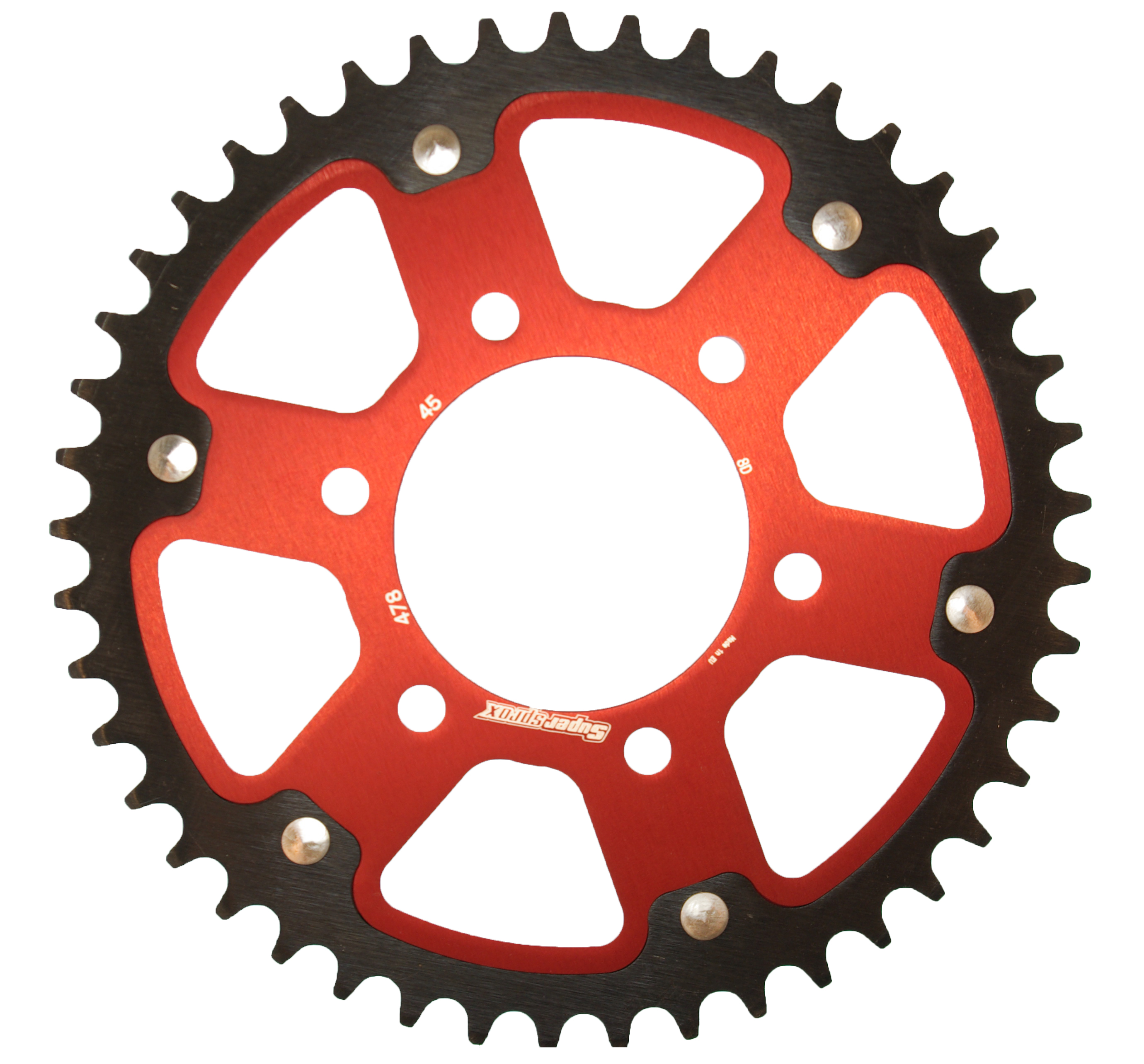 Lančenik zadnji SUPERSPROX STEALTH RST-478:45-RED crven 45T, 520