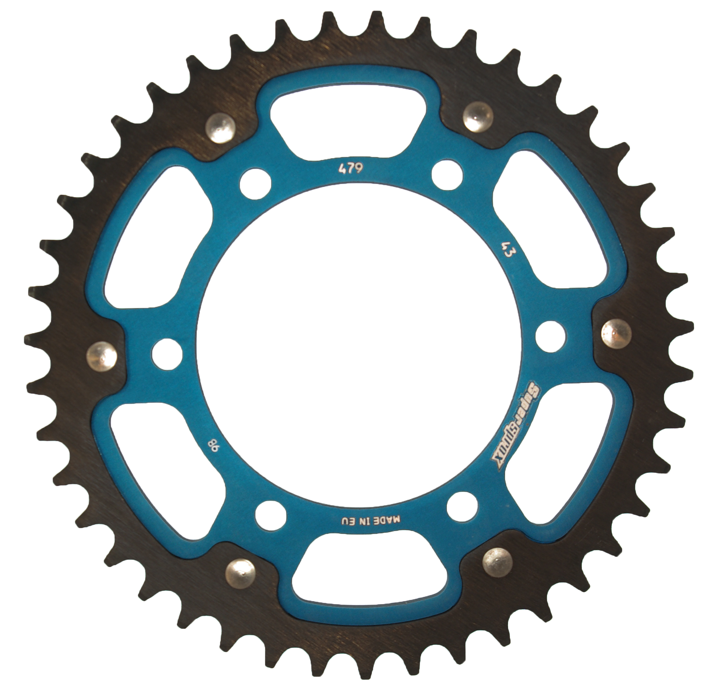 Lančenik zadnji SUPERSPROX STEALTH RST-479:43-BLU plavi 43T, 530