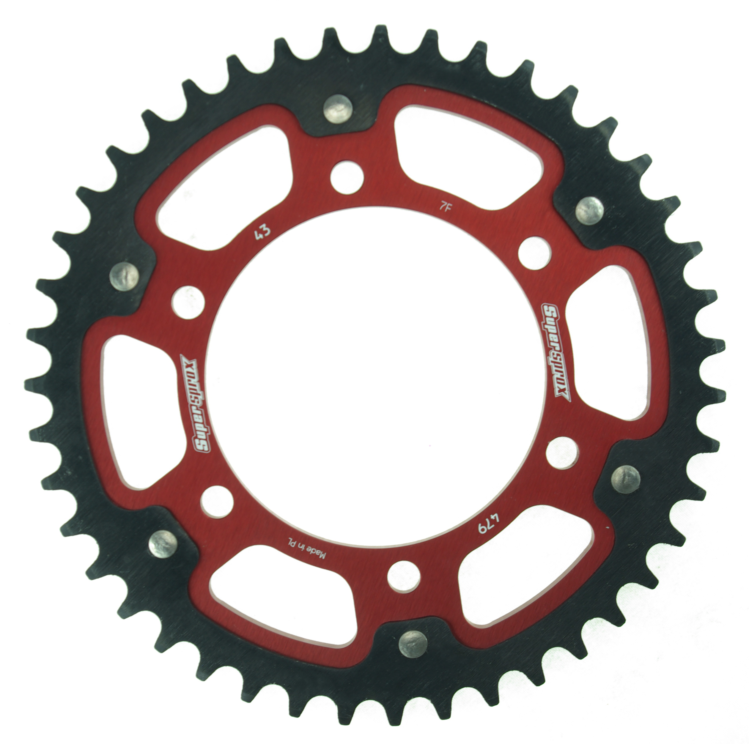 Lančenik zadnji SUPERSPROX STEALTH RST-479:43-RED crven 43T, 530