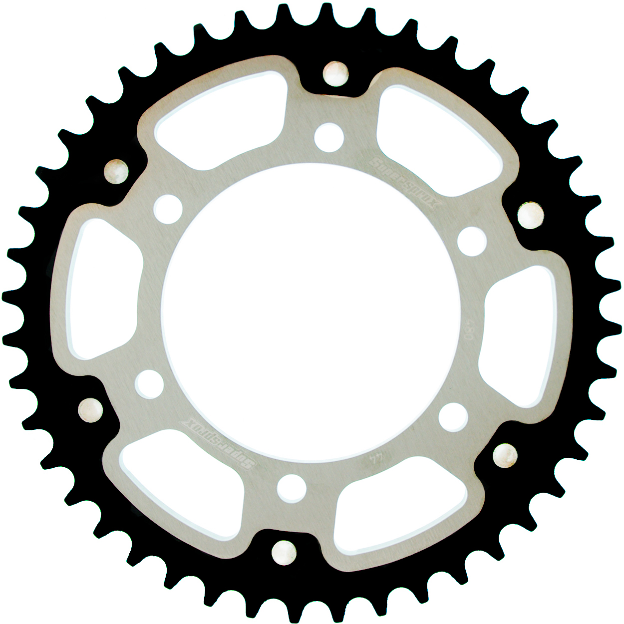 Rear sprocket SUPERSPROX STEALTH RST-480:44-SLV silver 44T, 525