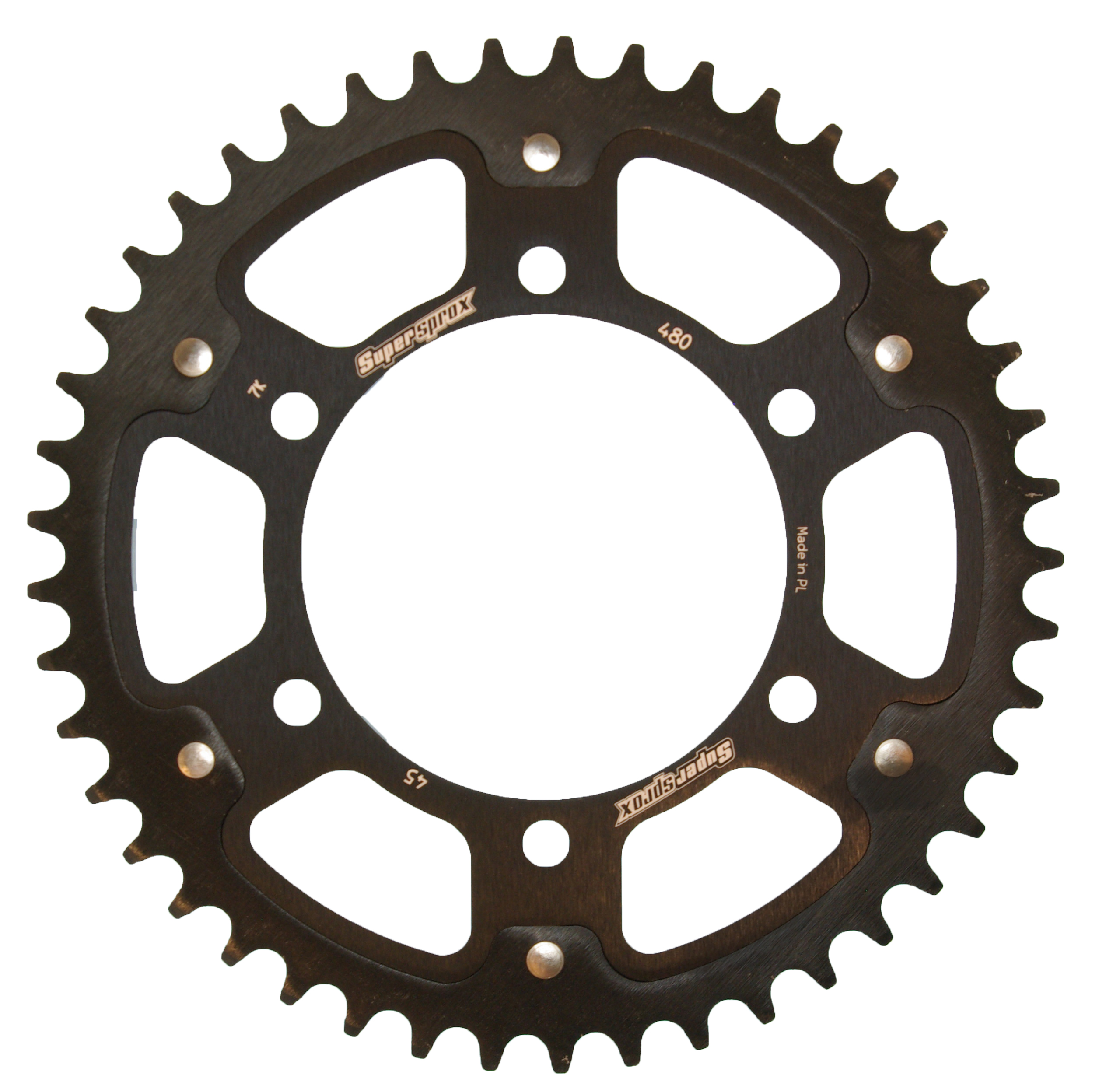Lančenik zadnji SUPERSPROX STEALTH RST-480:45-BLK Crni 45T, 525