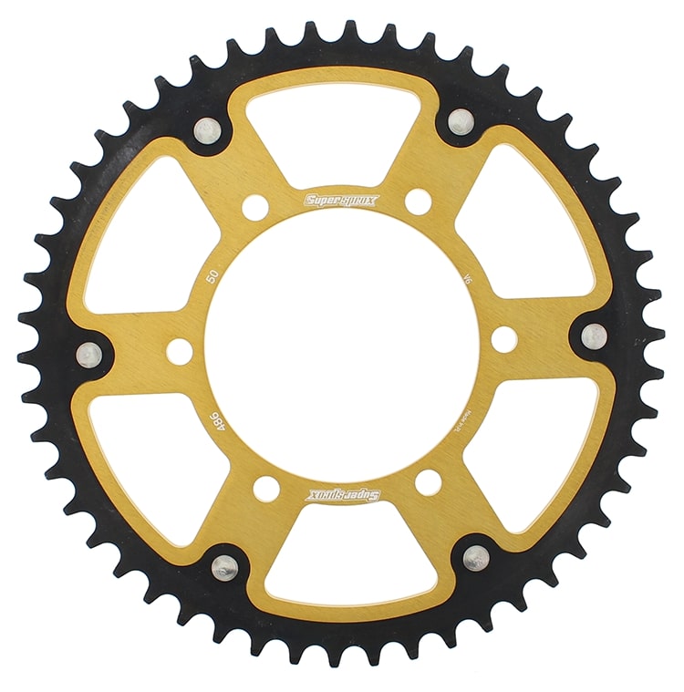 Lančenik zadnji SUPERSPROX STEALTH RST-486:50-GLD zlato 50T, 520