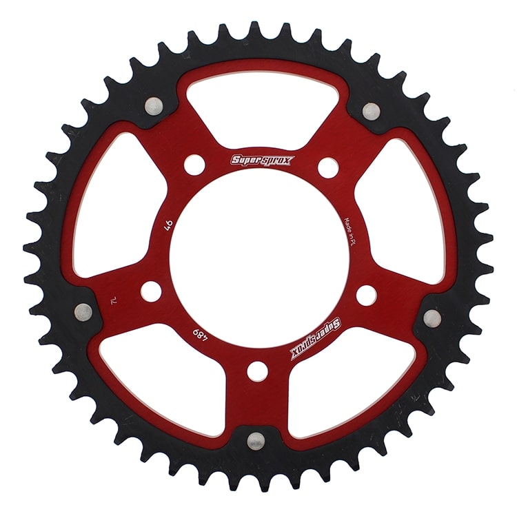 Lančenik zadnji SUPERSPROX STEALTH RST-489:46-RED crven 46T, 530