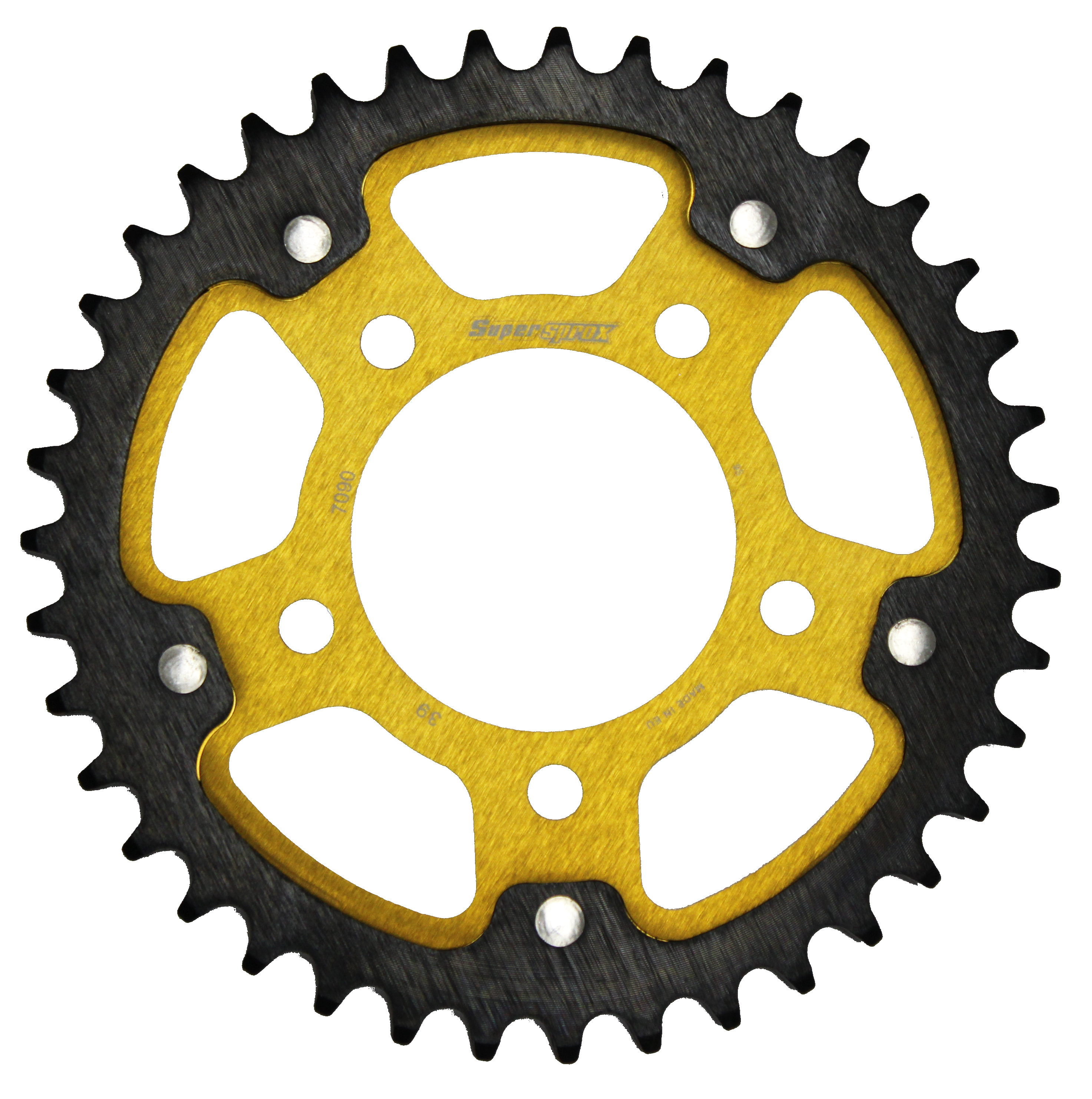 Lančenik zadnji SUPERSPROX STEALTH RST-7090:39-GLD zlato 39T, 530