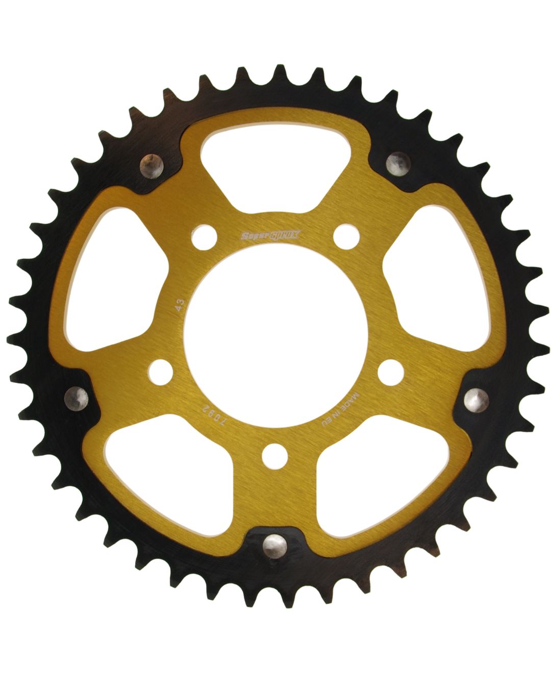 Lančenik zadnji SUPERSPROX STEALTH RST-7092:43-GLD zlato 43T, 525