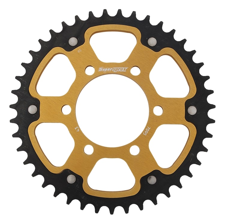 Lančenik zadnji SUPERSPROX STEALTH RST-7095:43-GLD zlato 43T, 525