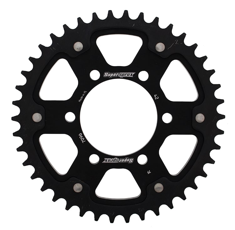 Lančenik zadnji SUPERSPROX STEALTH RST-7096:42-BLK Crni 42T, 530