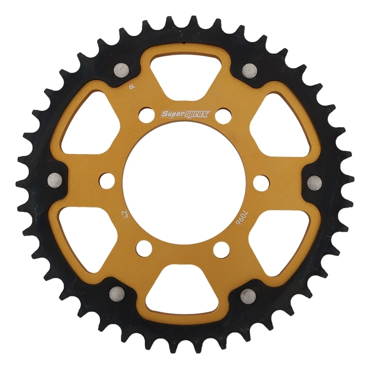 Lančenik zadnji SUPERSPROX STEALTH RST-7096:42-GLD zlato 42T, 530
