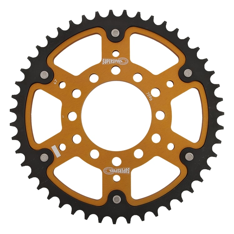 Lančenik zadnji SUPERSPROX STEALTH RST-7096:47-GLD zlato 47T, 530