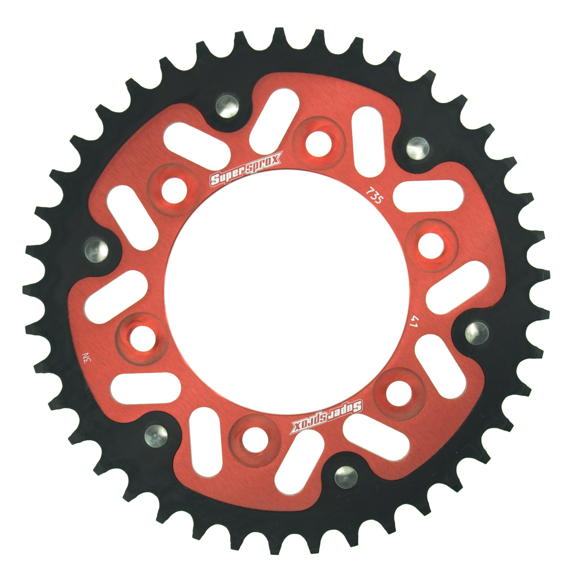 Lančenik zadnji SUPERSPROX STEALTH RST-735:41-RED crven 41T, 520