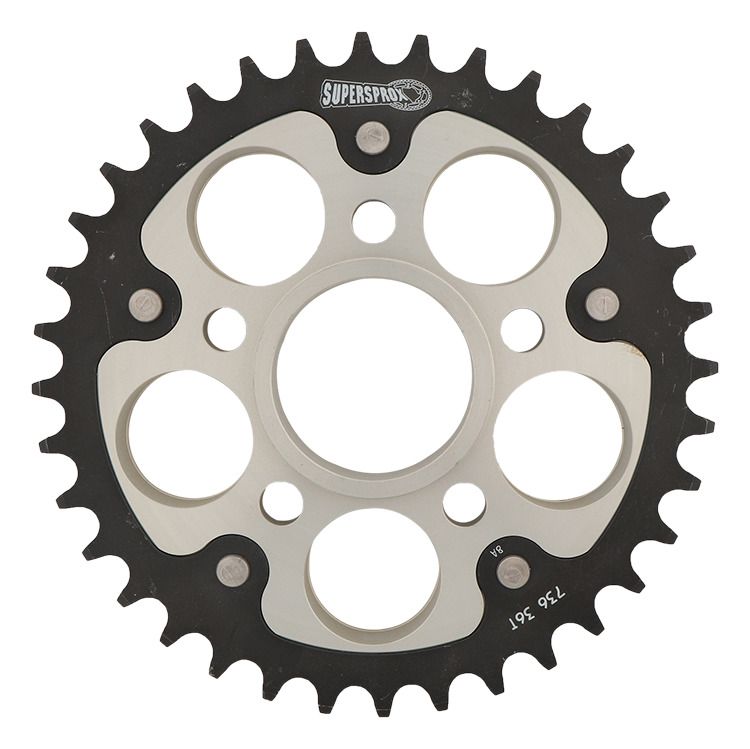 Lančenik zadnji SUPERSPROX STEALTH RST-736:36-SLV silver 36T, 520