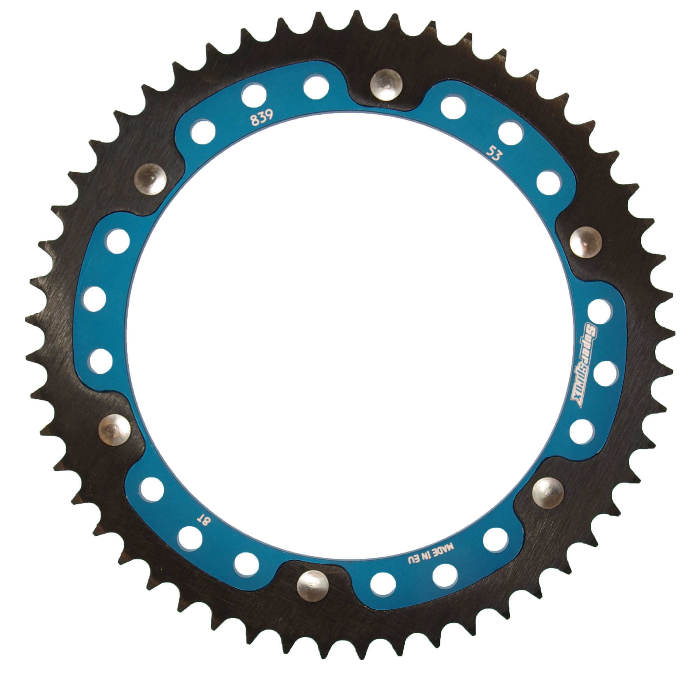 Lančenik zadnji SUPERSPROX STEALTH RST-839:53-BLU plavi 53T, 428