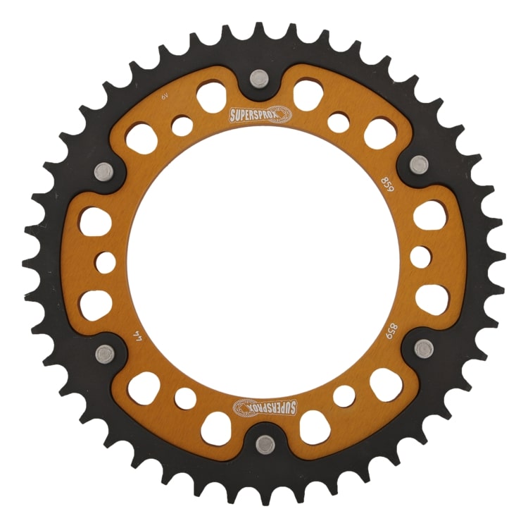 Lančenik zadnji SUPERSPROX STEALTH RST-859:44-GLD zlato 44T, 530