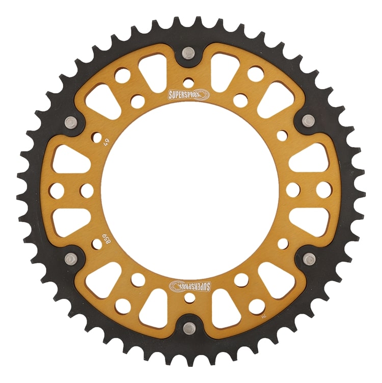Lančenik zadnji SUPERSPROX STEALTH RST-859:49-GLD zlato 49T, 530