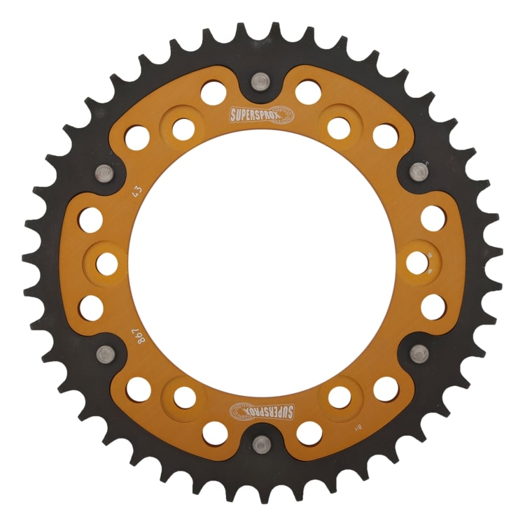 Lančenik zadnji SUPERSPROX STEALTH RST-867:43-GLD zlato 43T, 525