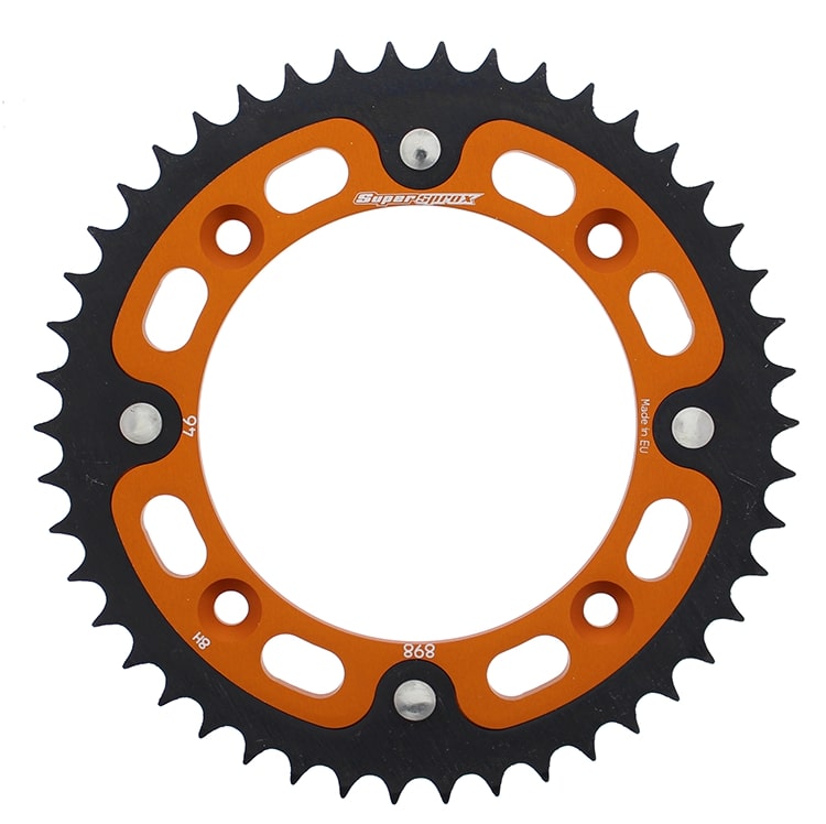 Lančenik zadnji SUPERSPROX STEALTH RST-898:46-ORG orange 46T, 428