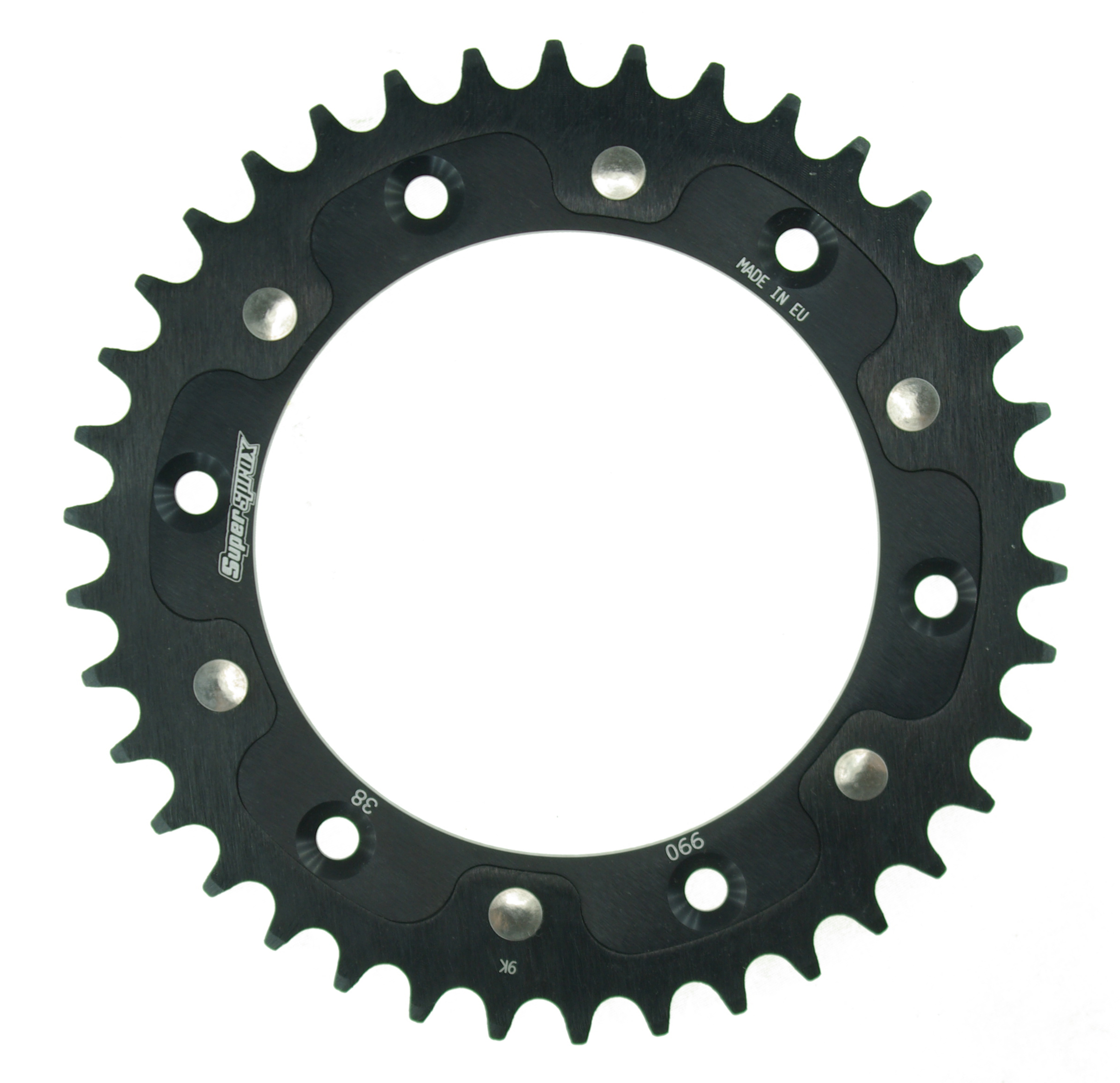 Lančenik zadnji SUPERSPROX STEALTH RST-990:38-BLK Crni 38T, 520