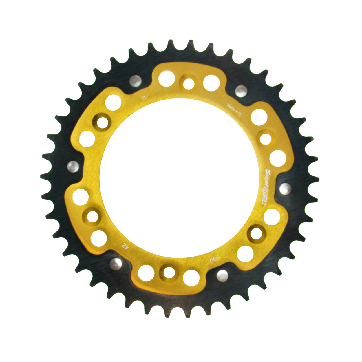 Rear sprocket SUPERSPROX STEALTH RST-990:42-GLD zlato 42T, 520