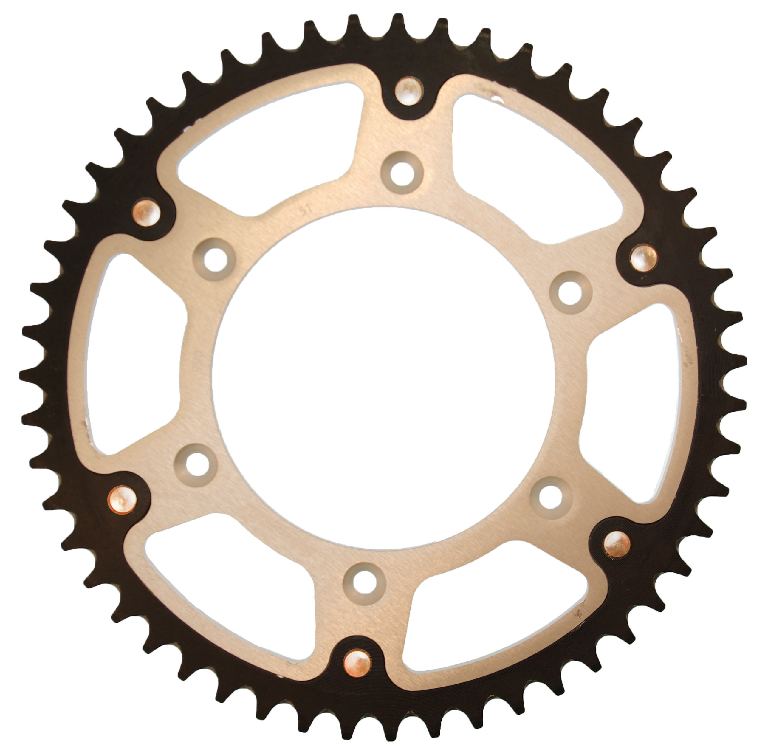 Rear sprocket SUPERSPROX STEALTH RST-990:51-SLV silver 51T, 520