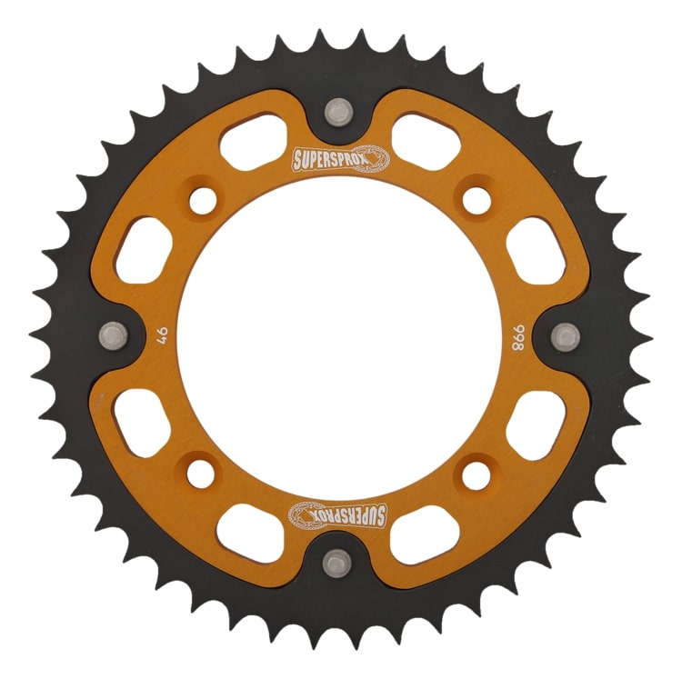 Rear sprocket SUPERSPROX STEALTH RST-998:46-GLD zlato 46T, 428