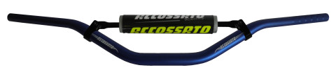 Handlebar ACCOSSATO aluminium, 28.5 mm plavi