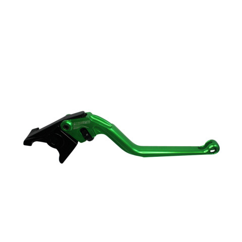 Brake lever ACCOSSATO EDF018 fixed CNC-worked aluminium, green