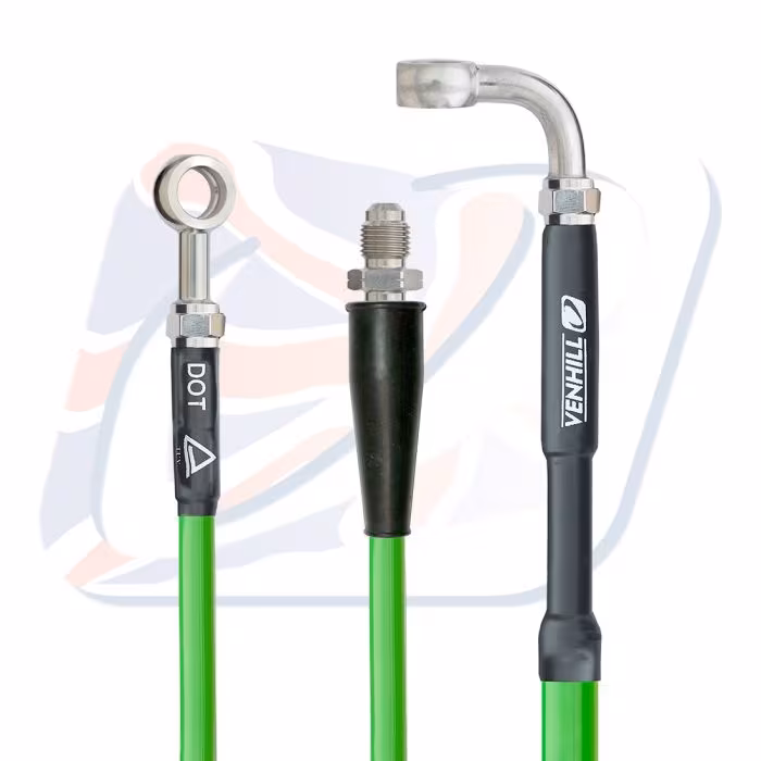 Rear brake hose Venhill S01-2-033/P Green