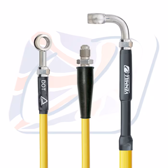 Rear brake hose Venhill S01-2-035/P Yellow