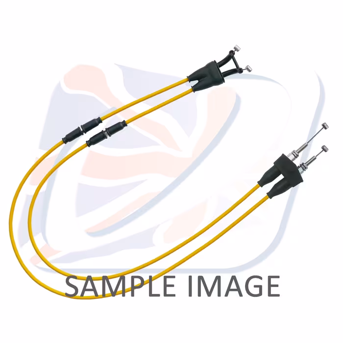 Throttle cable (pair) Venhill S01-4-066 featherlight Yellow