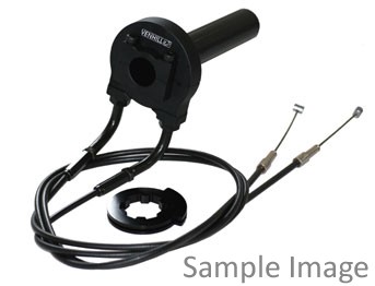 Fast action twistgrip 888 Venhill S01-4-107/888 including cable