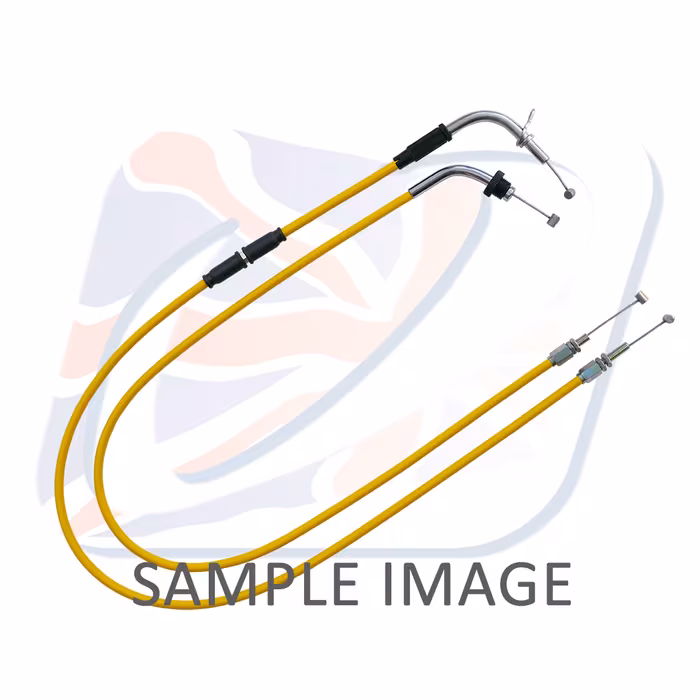 Throttle cable (pair) Venhill S01-4-112 featherlight Yellow