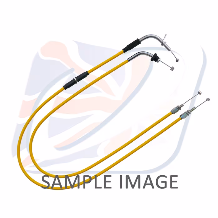 Throttle cable (pair) Venhill S01-4-122 featherlight Yellow