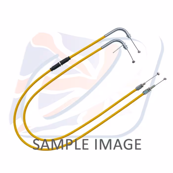 Throttle cable (pair) Venhill S01-4-140 featherlight Yellow