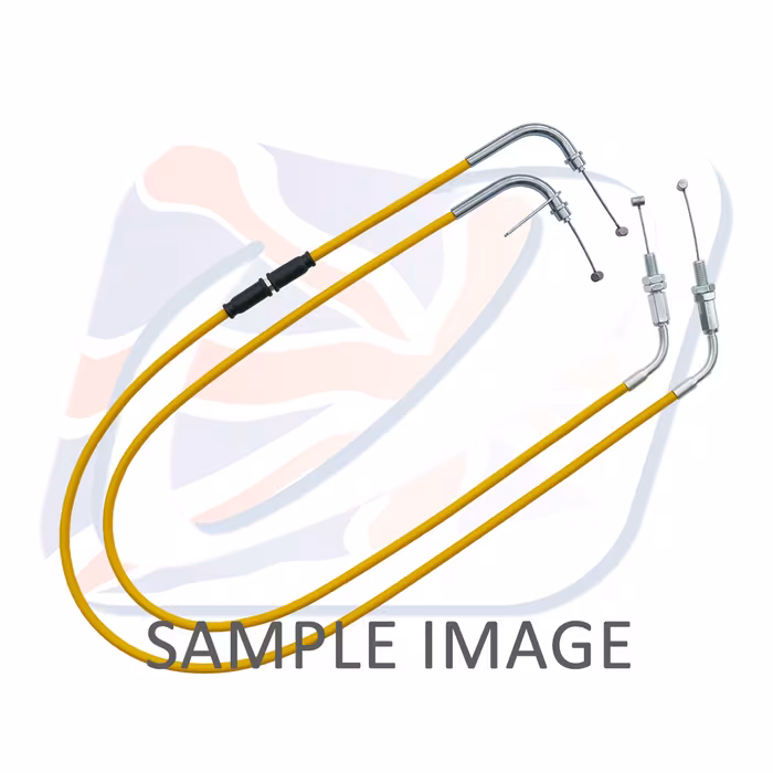Throttle cable (pair) Venhill S01-4-162 featherlight Yellow