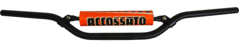 Handlebar ACCOSSATO aluminium, 22 mm Crni