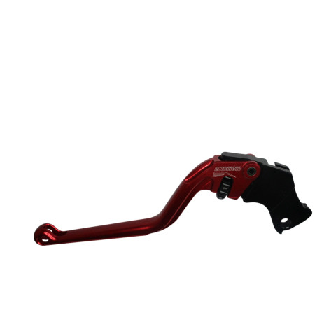 Clutch Lever ACCOSSATO ESK390 fixed CNC-worked aluminium, red