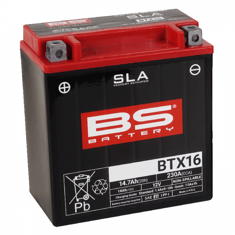 Tvorničko aktiviran akumulator BS-BATTERY BTX16H (FA) SLA MAX