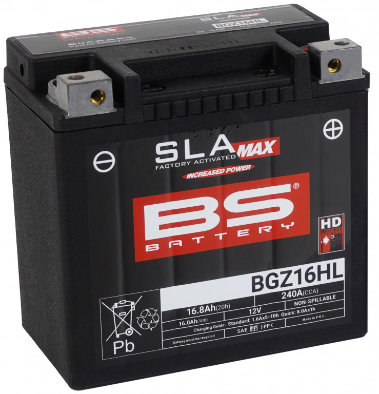 Tvorničko aktiviran akumulator BS-BATTERY BGZ16HL SLA MAX