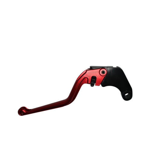 Clutch Lever ACCOSSATO ESH607 fixed CNC-worked aluminium, red