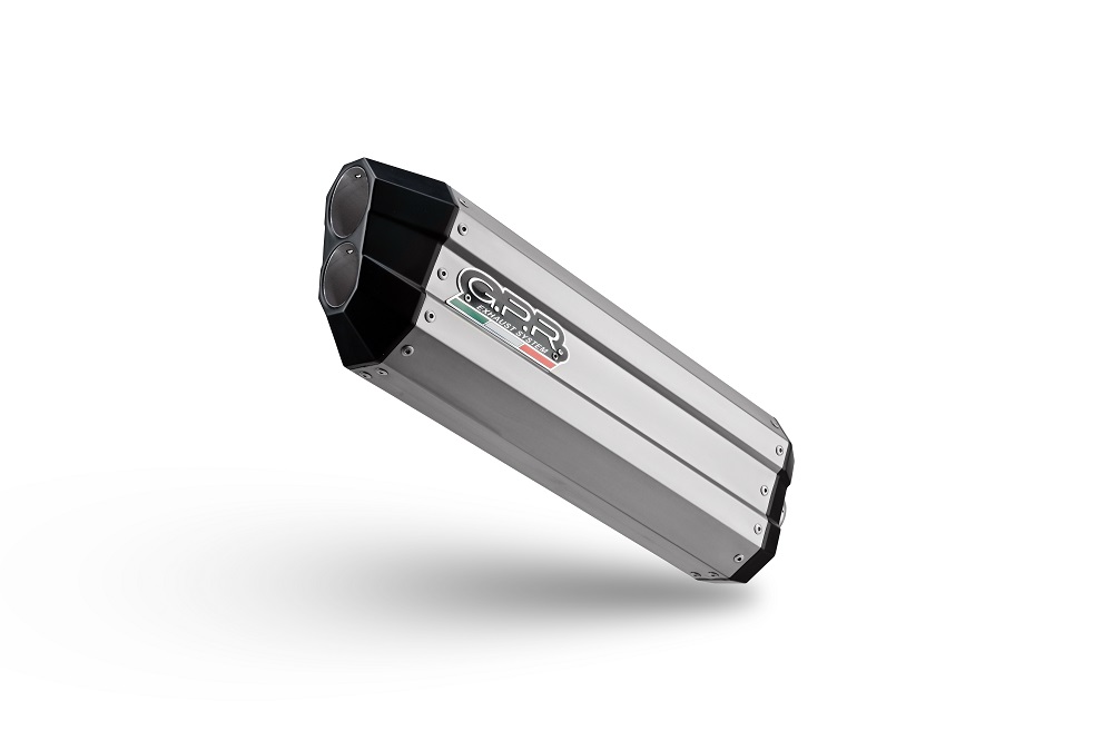Slip-on exhaust GPR HYPER SONIC KTM.76.HYSOTIT Brushed Titanium