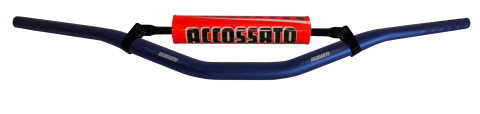 Handlebar ACCOSSATO aluminium, 28.5 mm plavi