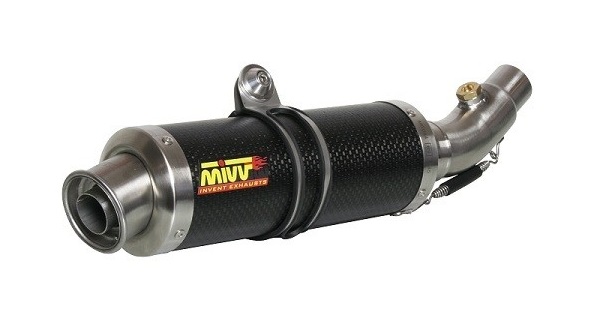 Full exhaust systém 1X1 MIVV GP H.043.L2S Carbon for HONDA CBR 125 R 2004-2010