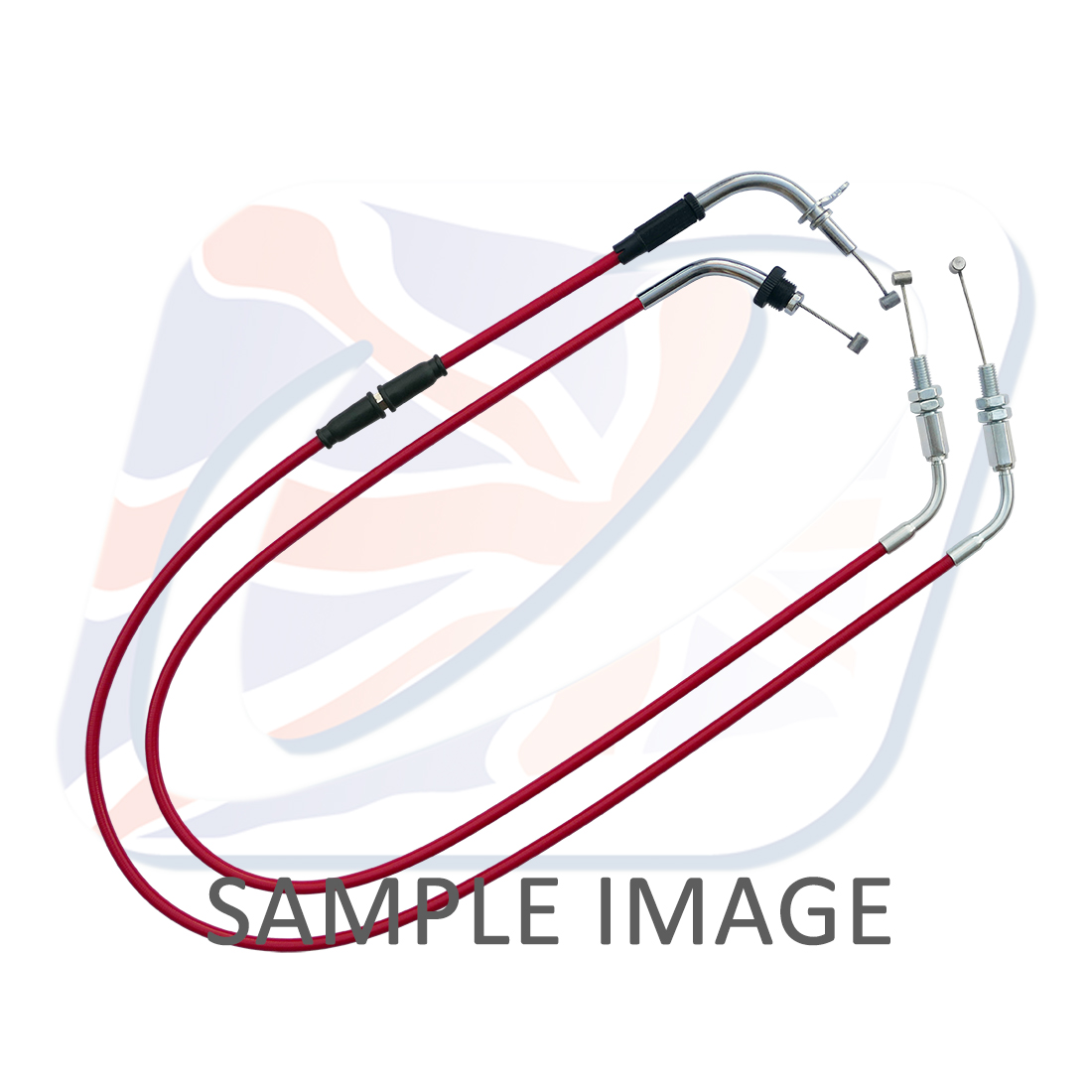 Throttle cables (pair) Venhill S01-4-111-RD featherlight crven