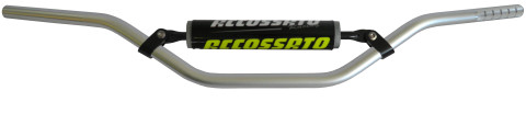 Handlebar ACCOSSATO aluminium, 22 mm silver