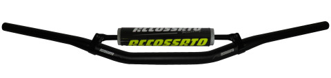 Handlebar ACCOSSATO aluminium, 28.5 mm Crni