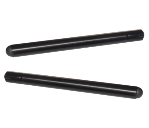 Clip-ons ACCOSSATO TB001 aluminium, 280mm without caps, Black